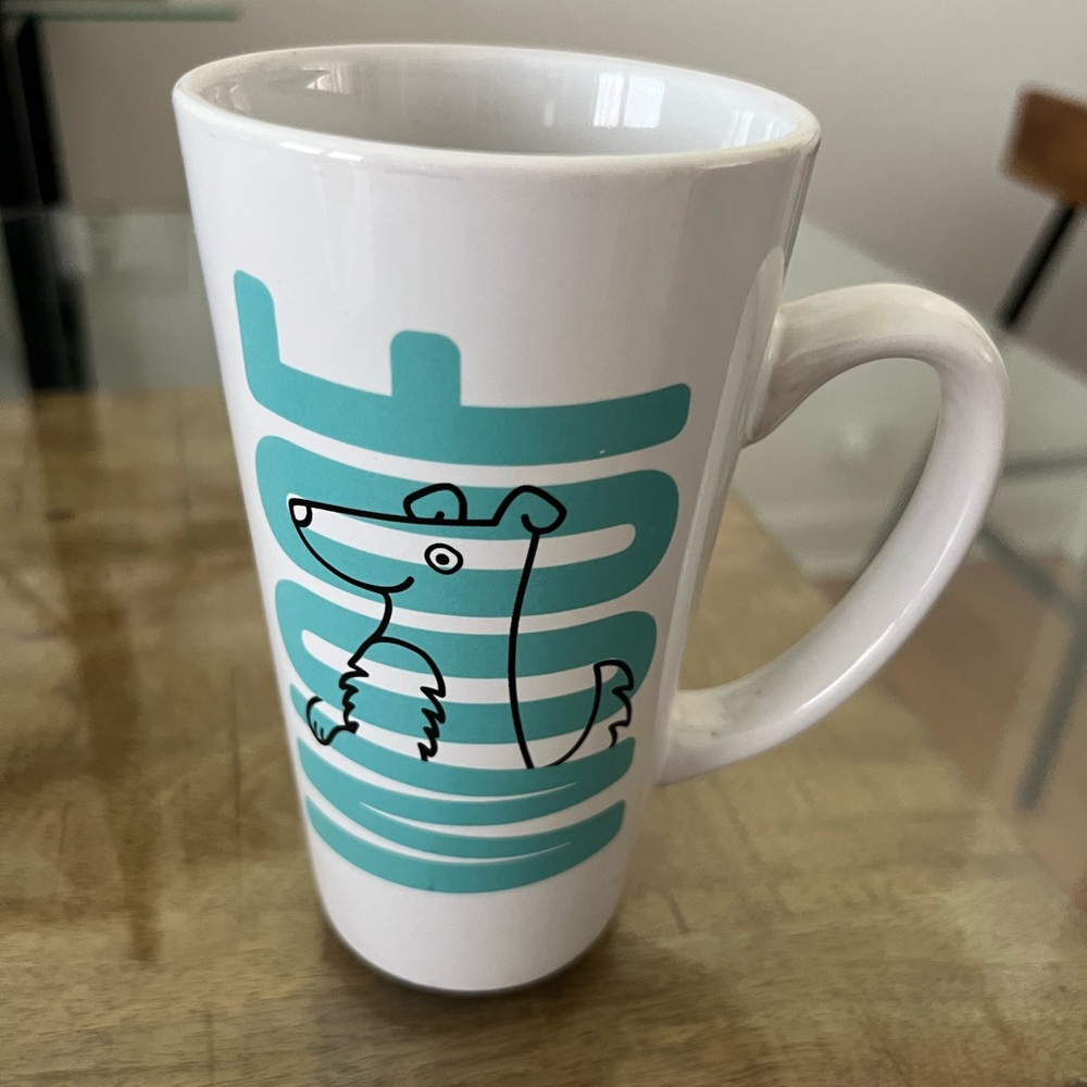 Tall Woof Dog Mug